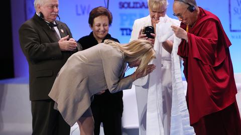 Sharon Stone odebrała w Warszawie Nagrodę Pokoju
