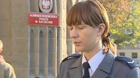 sier. Alicja Bierbasz, Komenda Wojewódzka Policji  (TVN24)