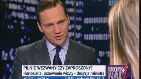 Sikorski: Mógłby pani Fotydze zarzucić mijanie się z prawdą