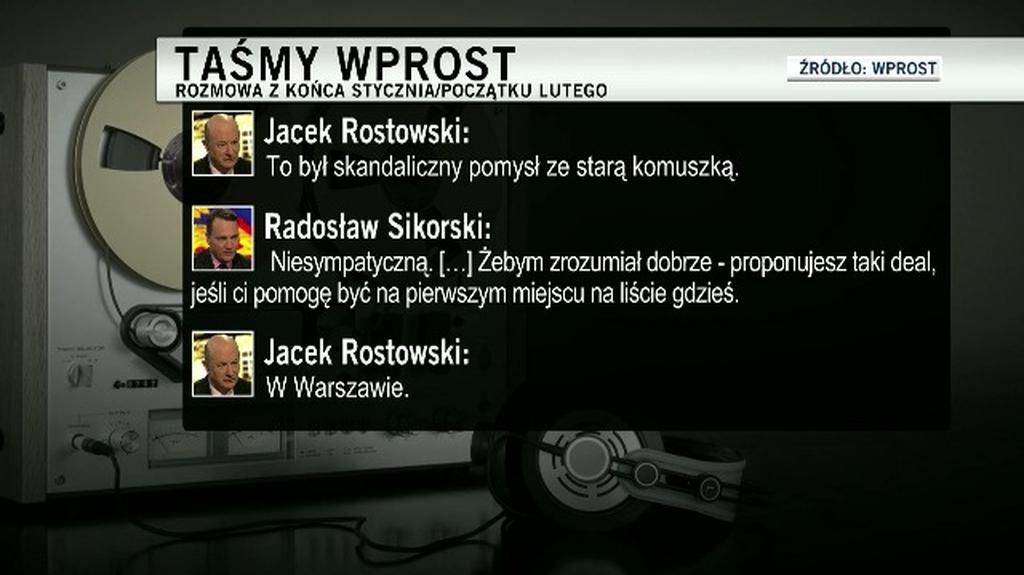 Sikorski, Rostowski i wyborczy "deal"