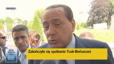 Silvio Berlusconi o włoskich aspiracjach (TVN24)