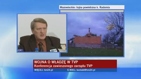 Siwek o pozwie Krzysztofa Czabańskiego/TVN24