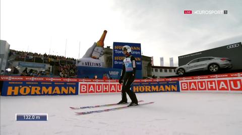 Skok Piotra Żyły z kwalifikacji w Garmisch-Partenkirchen