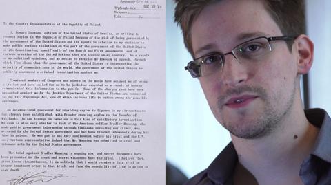 Snowden prosi o azyl