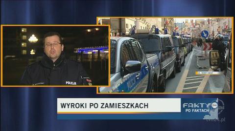 Sokołowski o udziale Niemców w zamieszkach (TVN24)