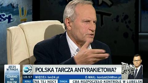 Stanisław Koziej: pieniądze na tarczę muszą się znaleźć