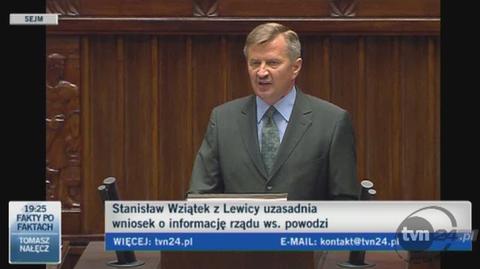 Stanisław Wziętek podczas debaty