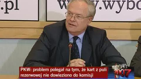 Stanisław Zabłocki z PKW: Przewodniczącym komisji zabrakło wyobraźni
