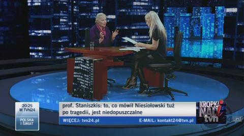 Staniszkis o kryzysie demokracji (TVN24)