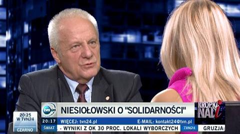 Stefan Niesiołowski skrytykował "nagonkę" na Ewę Kopacz
