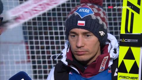 Stoch po konkursie w Innsbrucku