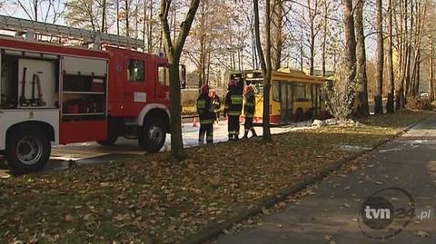 Strażacy o akcji gaśniczej