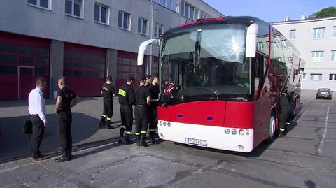 Strażacy z Poznania wyjechali na Dolny Śląsk