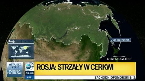 Strzelanina w rosyjskiej cerkwi. Dwie osoby nie żyją, sześć rannych