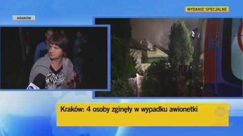 Świadkowie o wypadku (TVN24)