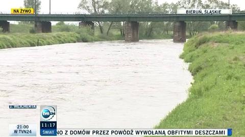 Sytuacja powodziowa na Śląsku 