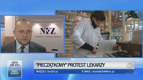 Szef NFZ, Jacek Paszkiewicz (TVN24)