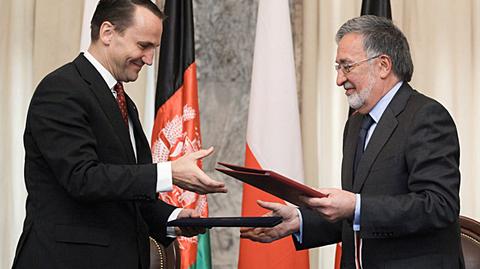 Szef polskiej dyplomacji podpisał w Afganistanie umowę międzyrządową o współpracy
