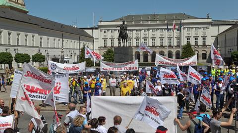 Szef "Solidarności" o powodach pikiety