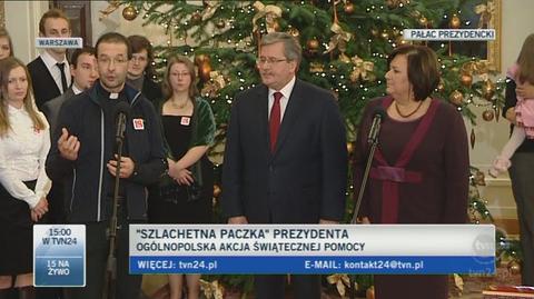 Szef Stowarzyszenia Wiosna o akcji "Szlachetna Paczka" (TVN24)