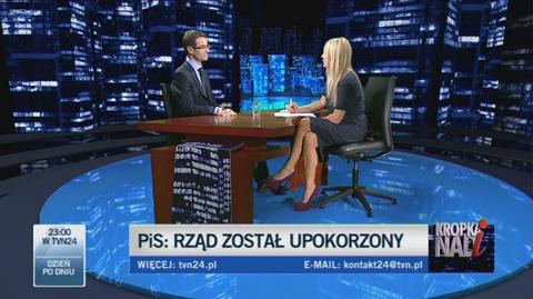 Szef sztabu wyborczego PiS o "białej fladze" (TVN24)