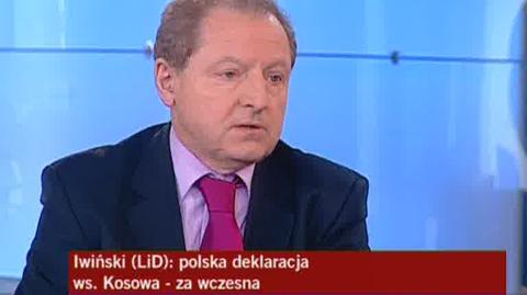 Tadeusz Iwiński o decyzji ministra Sikorskiego