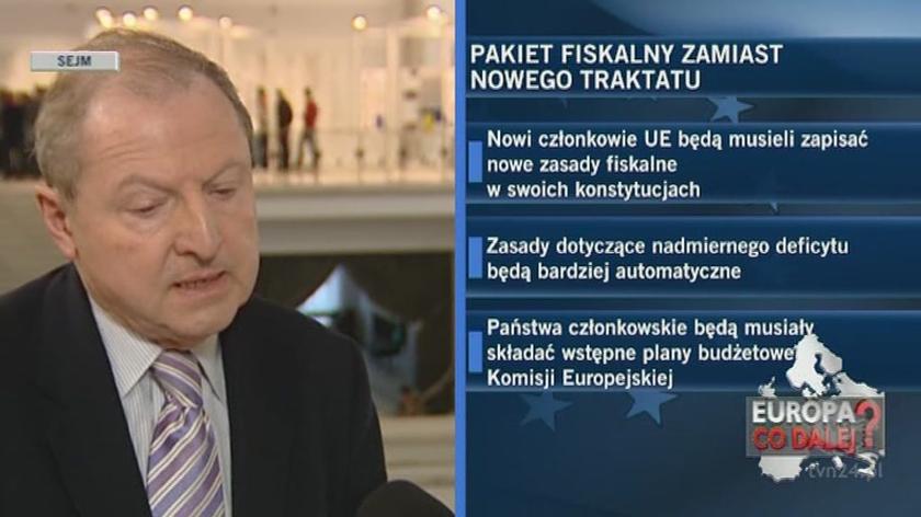 Tadeusz Iwiński: szkoda, że zabrakło debaty w Sejmie