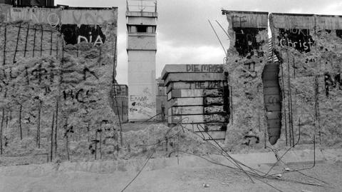 Tak wyglądał Mur Berliński (DW, EPA)
