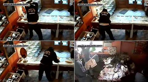 Tak wyglądał napad na sklep jubilerski w Karpaczu