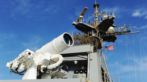 Testy lasera bojowego US Navy