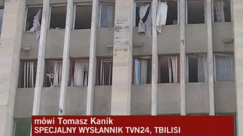 Tomasz Kanik, specjalny wyslannik TVN24 do Gruzji (TVN24)