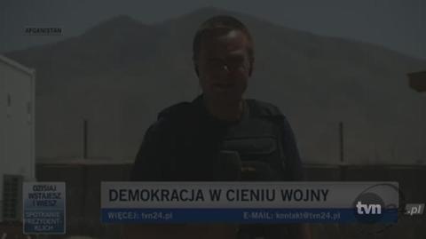 Tomasz Kanik z Afganistanu (TVN24)