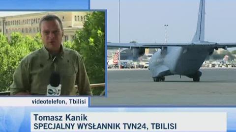 Tomasz Kanik z Tbilisi (TVN24)