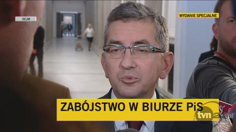 Tomczykiewicz: zapewnienie ochrony wszystkim biurom nierealne (TVN24)