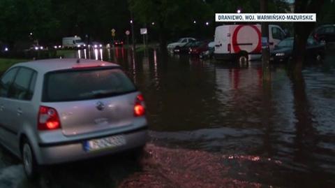 Trudna noc na Warmii i Mazurach