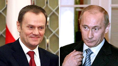 Tusk i Putin zapewniają o chęci poprawy stosunków