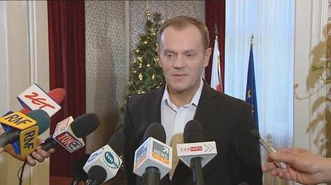 Tusk: Mam nadzieję, ze w przyszłym roku będzie mniej powodów do rozczarowań