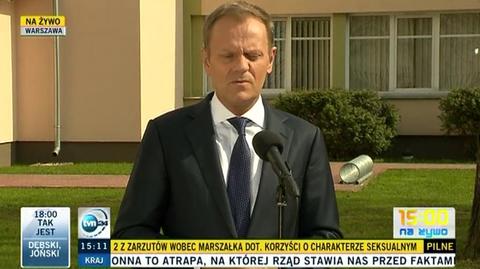 Tusk: Nie zgodzę się na takie działania, które mogłyby zwiększyć w Polsce bezrobocie