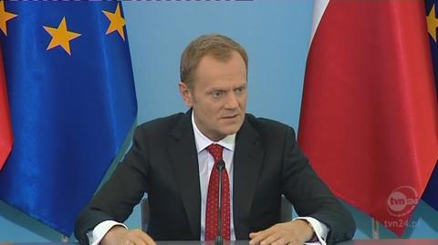 Tusk: Schetyna jest moim przyjacielem (TVN24)