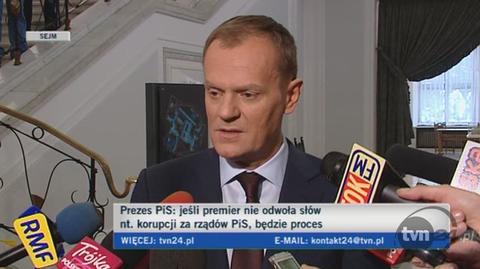 Tusk: Senat przywróci, co odrzucił Sejm (TVN24)