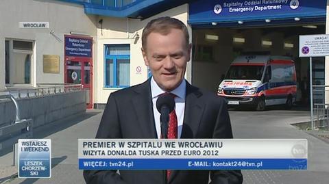 Tusk: Wrocław zawsze robi na mnie dobre wrażenie. (TVN24)