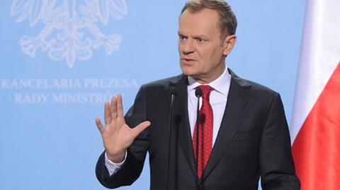 Tusk wycofuje się z ACTA (TVN24, 17 lutego)