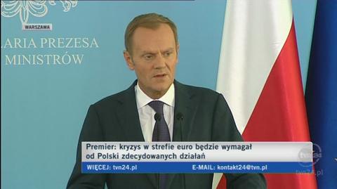 Tusk: zmiany mają pomóc chronić obywateli (TVN24)