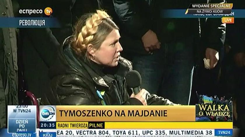Tymoszenko: Karałam się za to, że nie jestem z wami