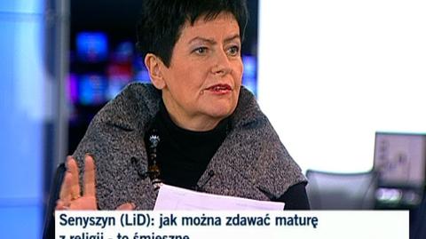 - Uczniów nikt nie zmusza do religii ale też nie mają oni rzeczywistego wyboru - zdaniem posłanki LiD