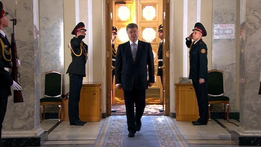 Uroczyste zaprzysiężenie prezydenta Ukrainy