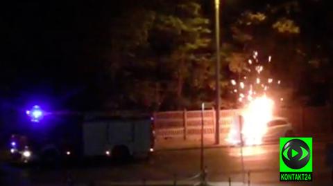 W Gdańsku w nocy spłonęło 19 samochodów