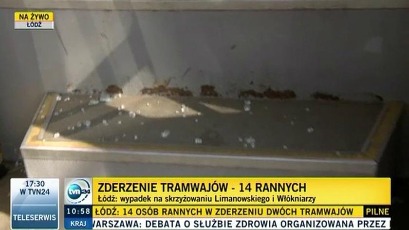 W Łodzi zderzyły się dwa tramwaje