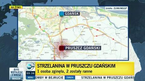 W nocy doszło do strzelaniny w Pruszczu Gdańskim