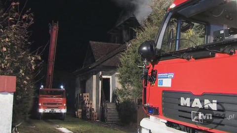 W OStrowcu spłonął dach domu jednorodzinnego